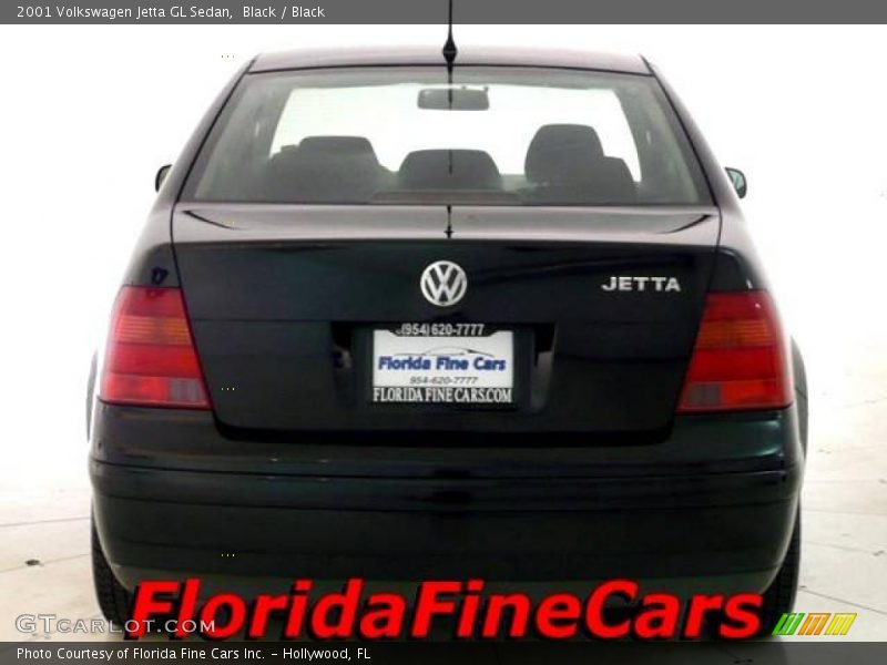 Black / Black 2001 Volkswagen Jetta GL Sedan