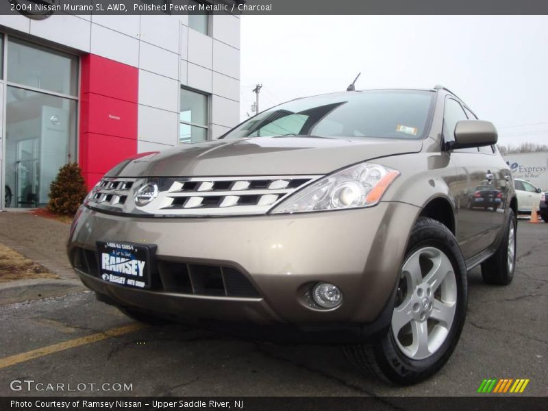 Polished Pewter Metallic / Charcoal 2004 Nissan Murano SL AWD