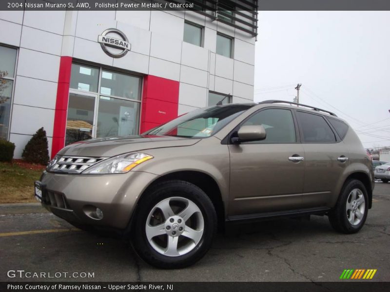 Polished Pewter Metallic / Charcoal 2004 Nissan Murano SL AWD