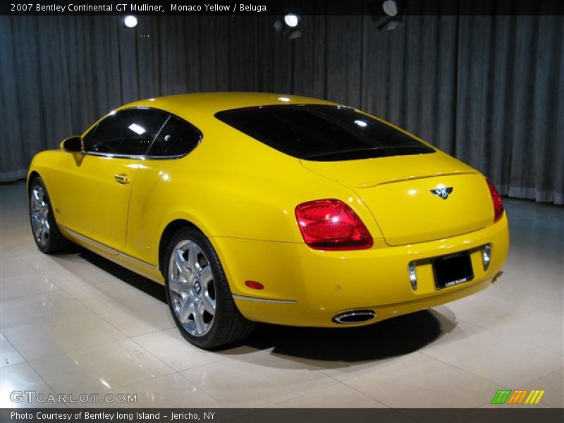 Monaco Yellow / Beluga 2007 Bentley Continental GT Mulliner