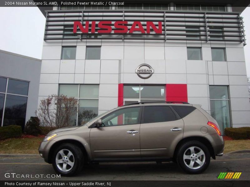Polished Pewter Metallic / Charcoal 2004 Nissan Murano SL AWD