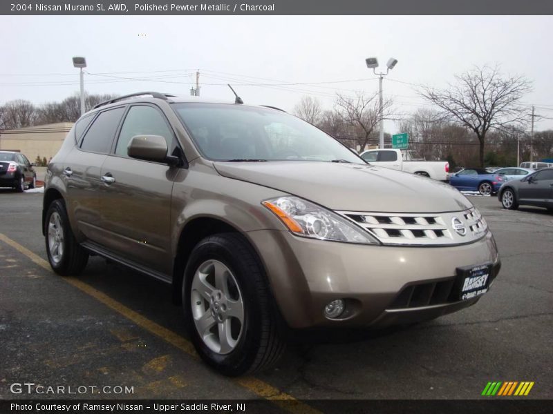 Polished Pewter Metallic / Charcoal 2004 Nissan Murano SL AWD