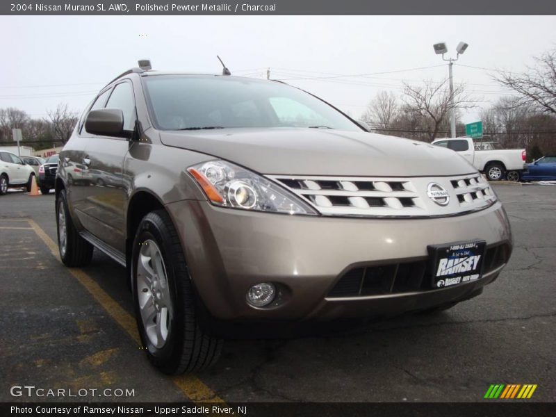 Polished Pewter Metallic / Charcoal 2004 Nissan Murano SL AWD