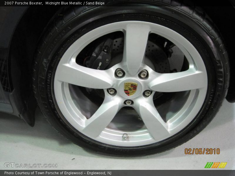 Midnight Blue Metallic / Sand Beige 2007 Porsche Boxster