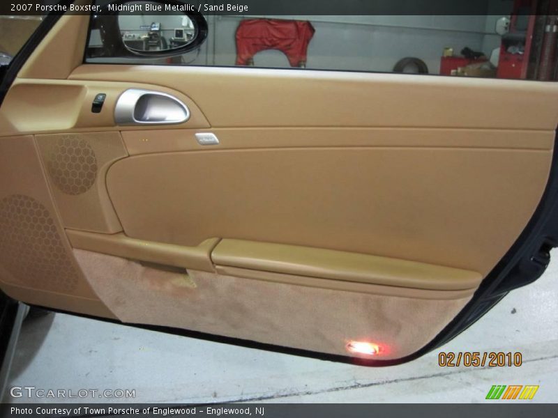 Midnight Blue Metallic / Sand Beige 2007 Porsche Boxster