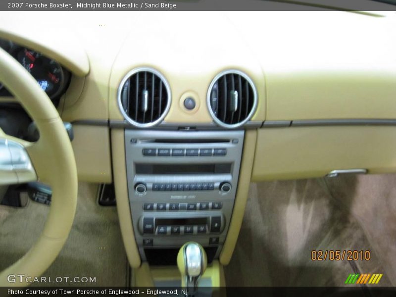 Midnight Blue Metallic / Sand Beige 2007 Porsche Boxster