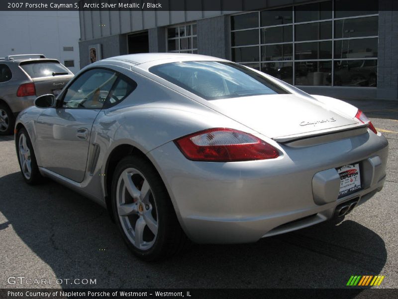 Arctic Silver Metallic / Black 2007 Porsche Cayman S