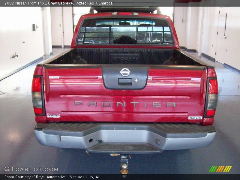 Aztec Red / Charcoal 2002 Nissan Frontier XE Crew Cab 4x4