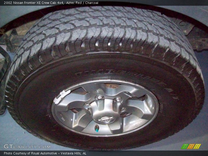 Aztec Red / Charcoal 2002 Nissan Frontier XE Crew Cab 4x4