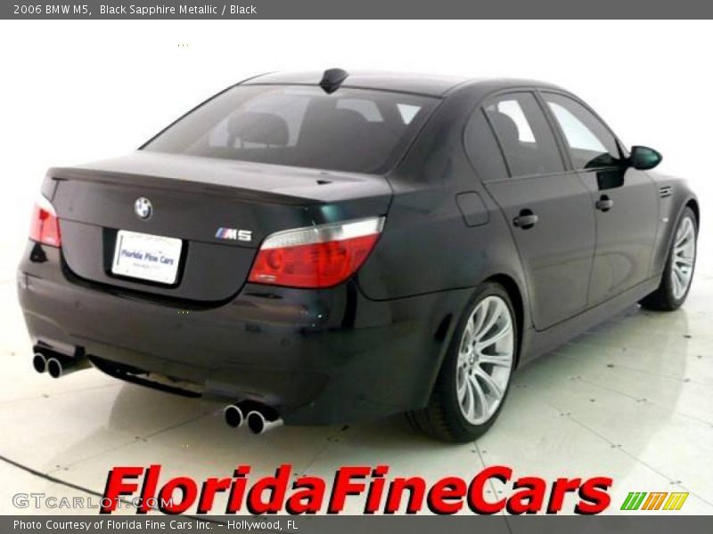 Black Sapphire Metallic / Black 2006 BMW M5