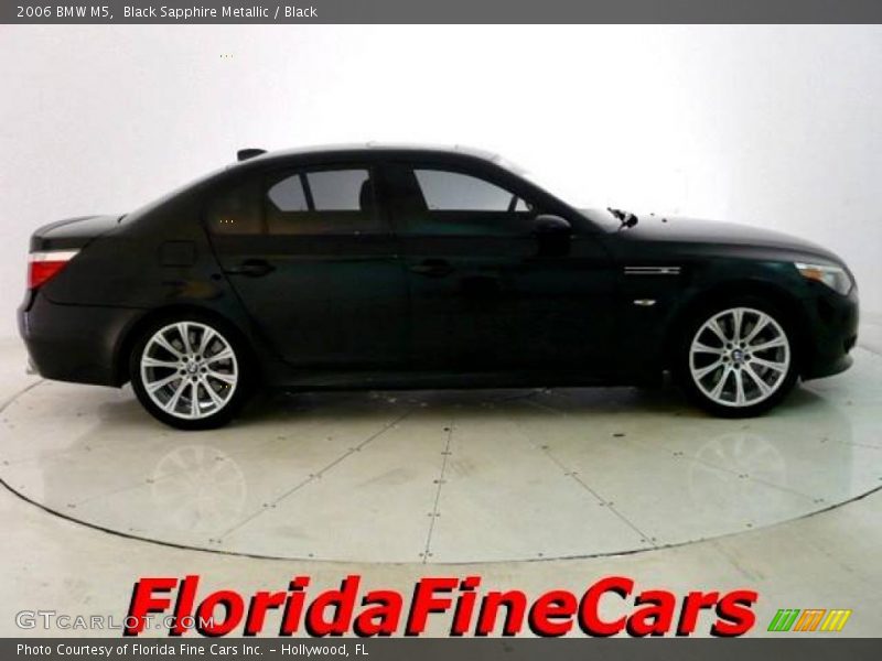 Black Sapphire Metallic / Black 2006 BMW M5