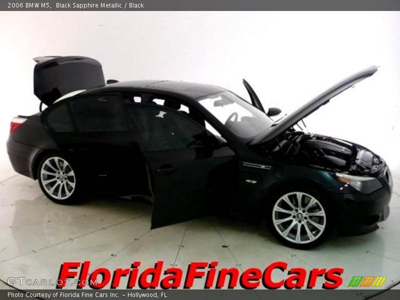 Black Sapphire Metallic / Black 2006 BMW M5
