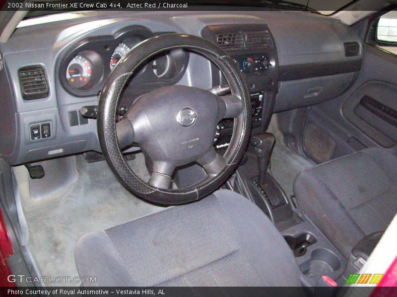 Aztec Red / Charcoal 2002 Nissan Frontier XE Crew Cab 4x4