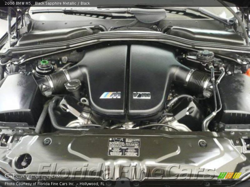 Black Sapphire Metallic / Black 2006 BMW M5