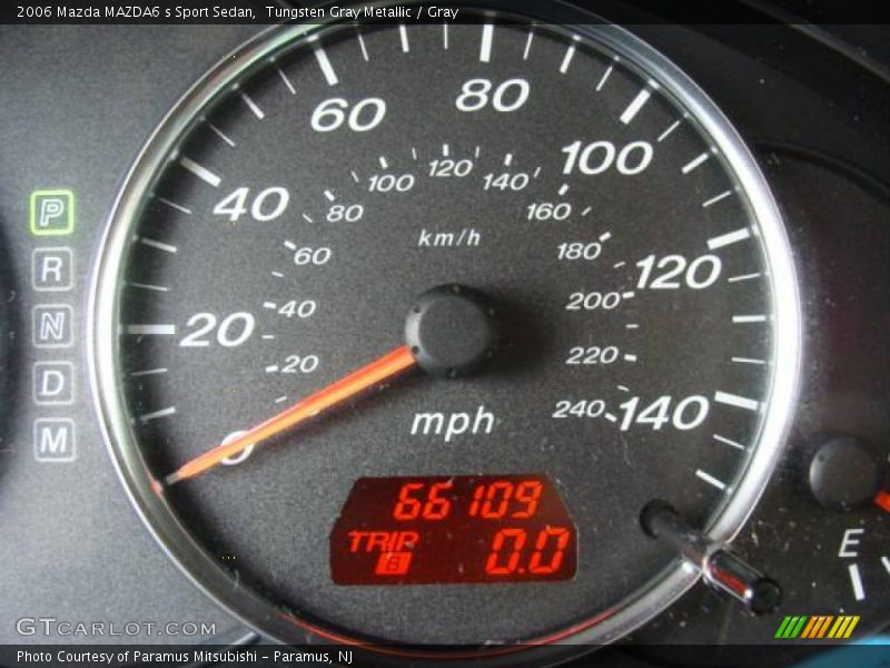 Tungsten Gray Metallic / Gray 2006 Mazda MAZDA6 s Sport Sedan