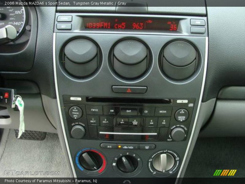 Tungsten Gray Metallic / Gray 2006 Mazda MAZDA6 s Sport Sedan