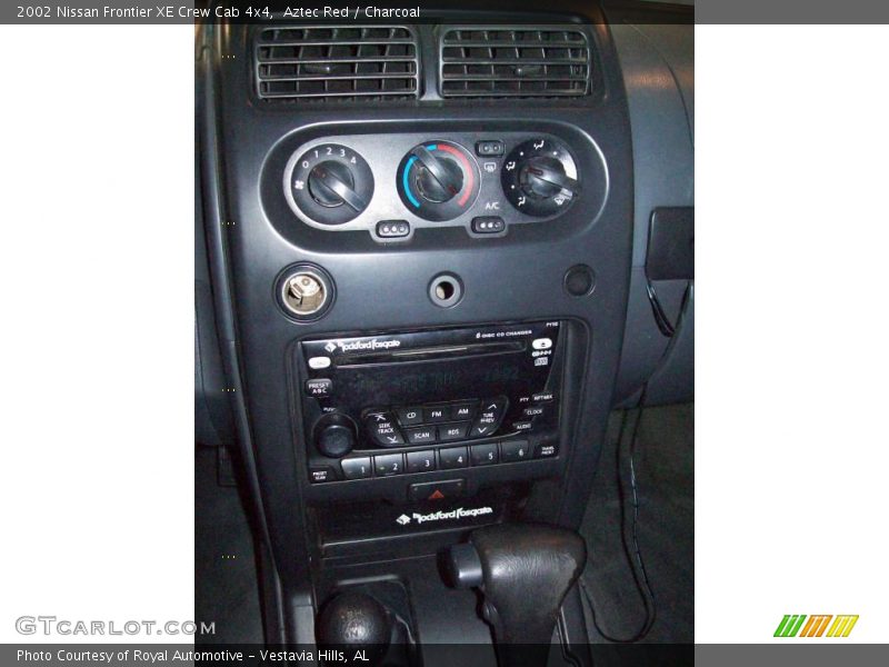 Aztec Red / Charcoal 2002 Nissan Frontier XE Crew Cab 4x4