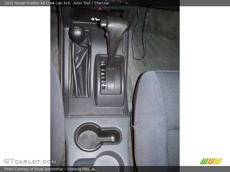 Aztec Red / Charcoal 2002 Nissan Frontier XE Crew Cab 4x4