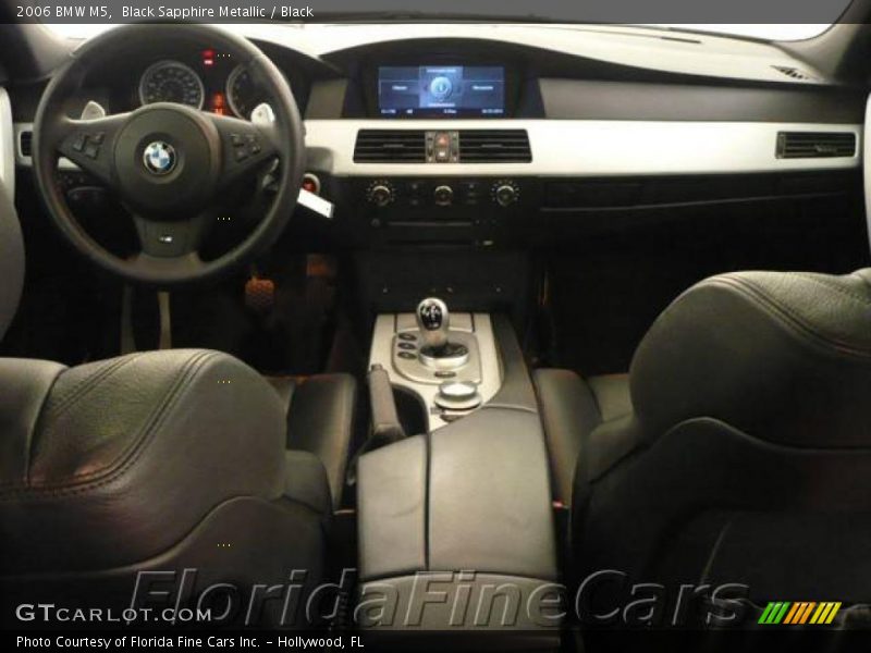 Black Sapphire Metallic / Black 2006 BMW M5