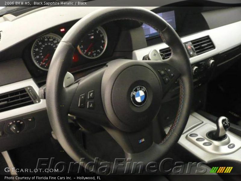 Black Sapphire Metallic / Black 2006 BMW M5