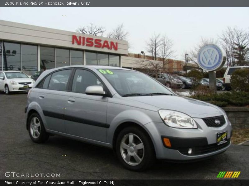 Silver / Gray 2006 Kia Rio Rio5 SX Hatchback
