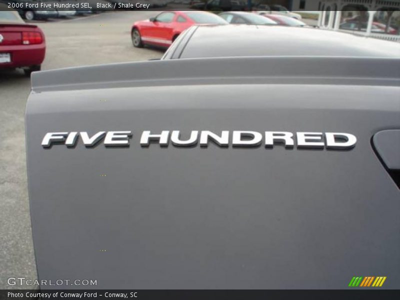 Black / Shale Grey 2006 Ford Five Hundred SEL