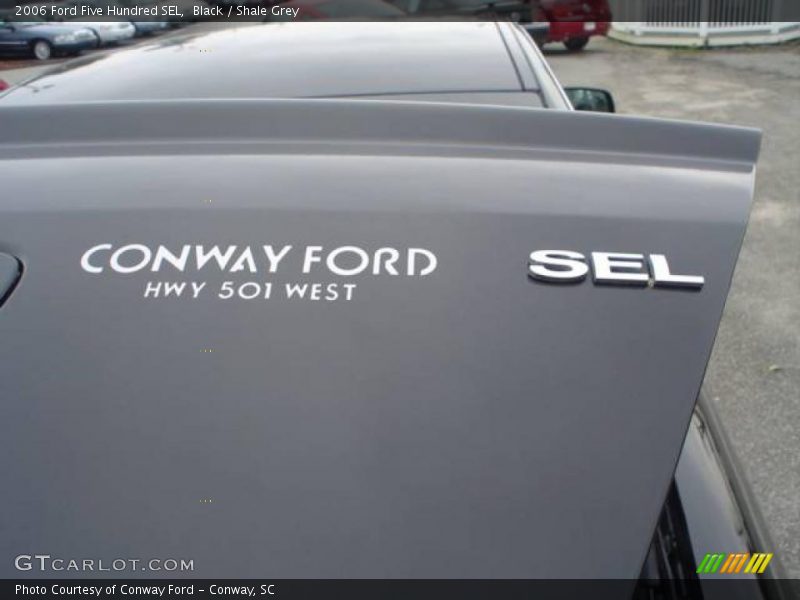 Black / Shale Grey 2006 Ford Five Hundred SEL