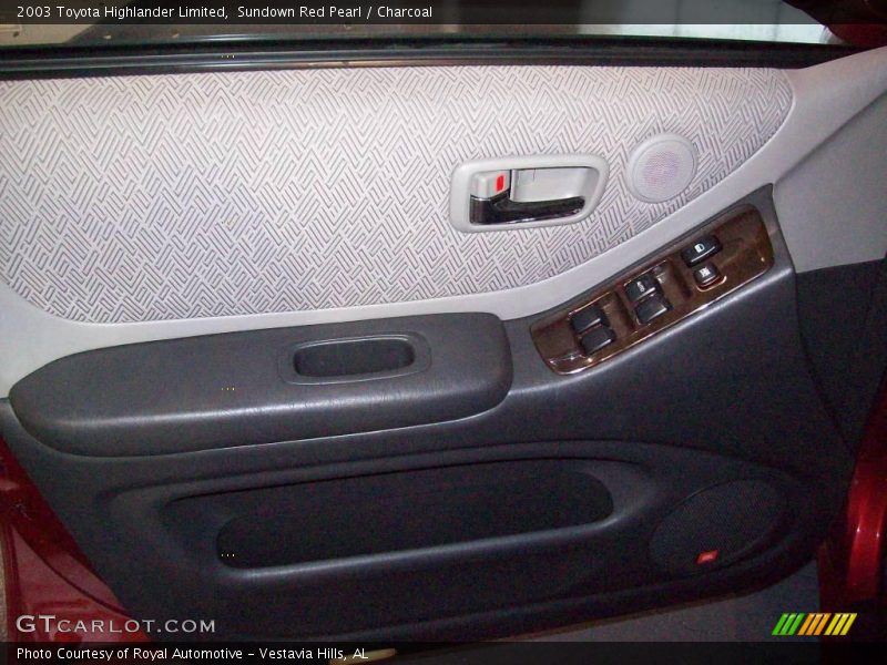 Sundown Red Pearl / Charcoal 2003 Toyota Highlander Limited