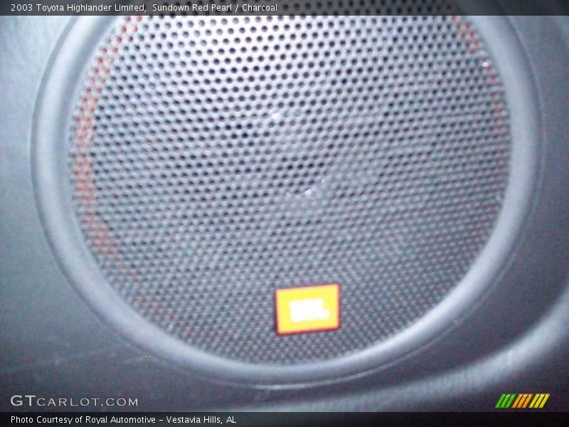 Sundown Red Pearl / Charcoal 2003 Toyota Highlander Limited