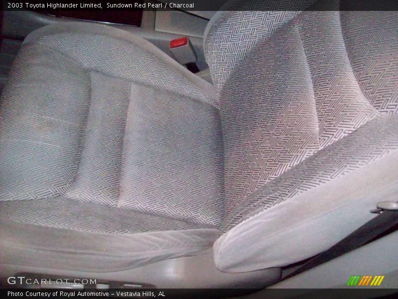 Sundown Red Pearl / Charcoal 2003 Toyota Highlander Limited