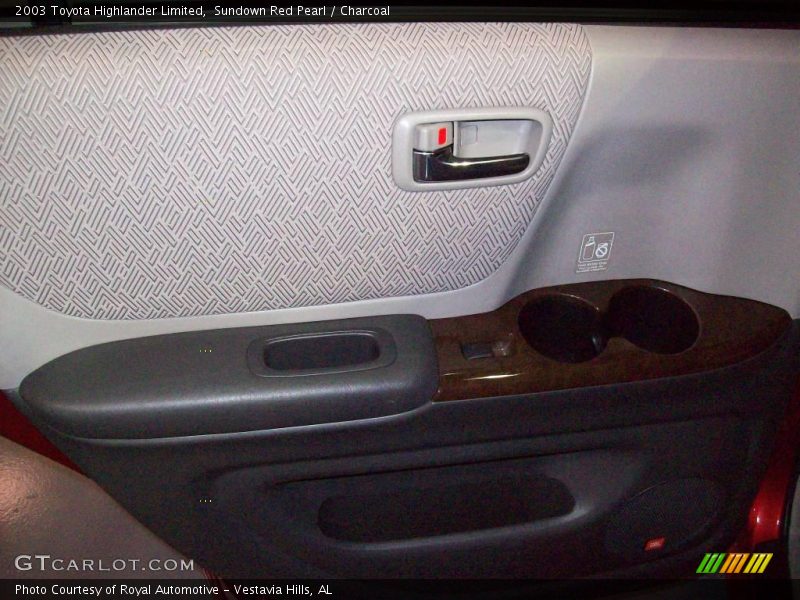 Sundown Red Pearl / Charcoal 2003 Toyota Highlander Limited