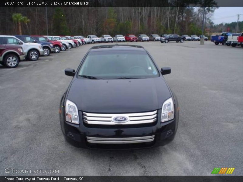 Black / Charcoal Black 2007 Ford Fusion SE V6