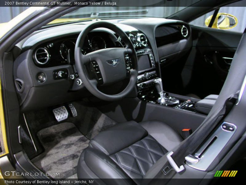 Monaco Yellow / Beluga 2007 Bentley Continental GT Mulliner