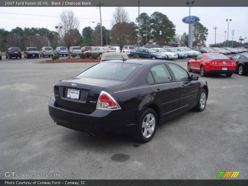 Black / Charcoal Black 2007 Ford Fusion SE V6