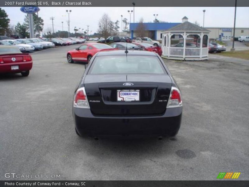 Black / Charcoal Black 2007 Ford Fusion SE V6