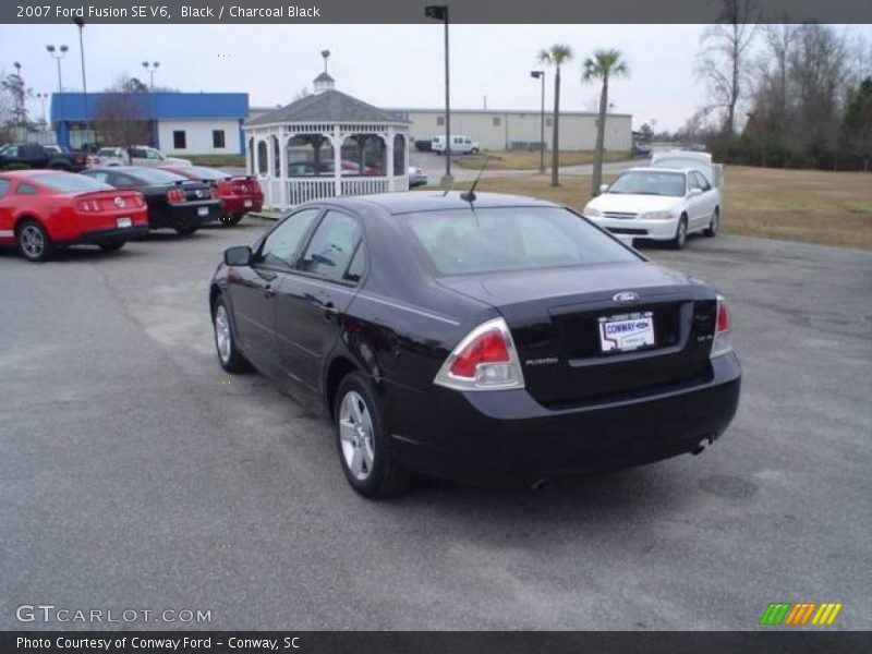 Black / Charcoal Black 2007 Ford Fusion SE V6