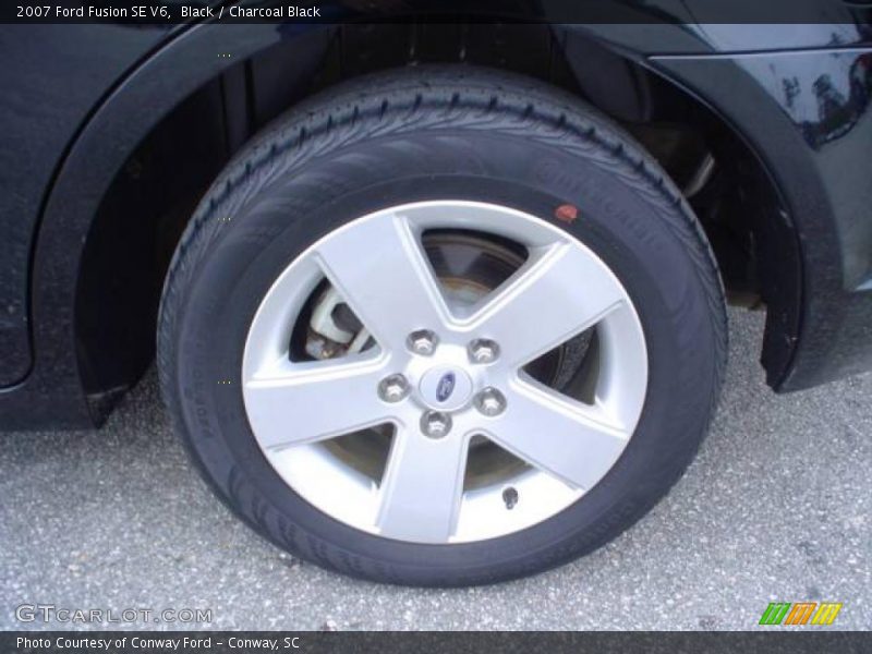 Black / Charcoal Black 2007 Ford Fusion SE V6