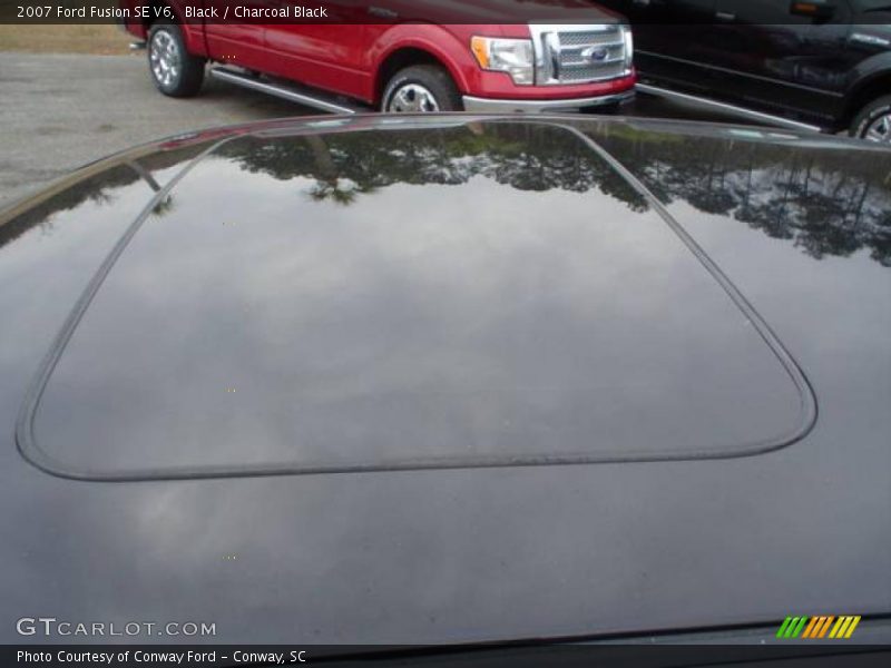 Black / Charcoal Black 2007 Ford Fusion SE V6