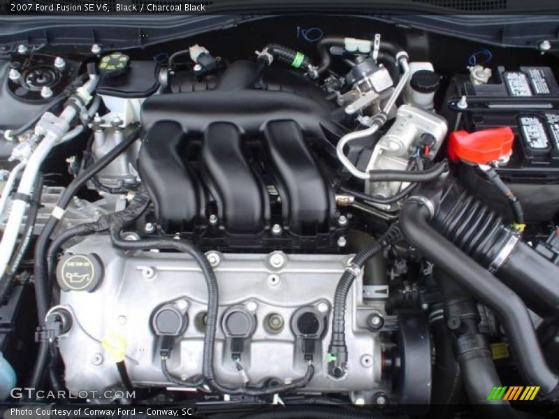Black / Charcoal Black 2007 Ford Fusion SE V6