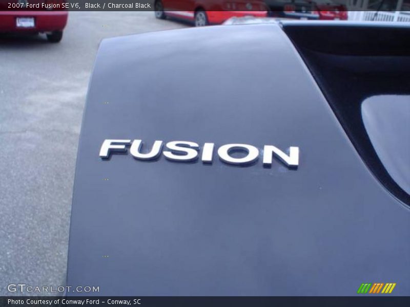Black / Charcoal Black 2007 Ford Fusion SE V6