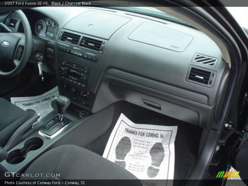 Black / Charcoal Black 2007 Ford Fusion SE V6