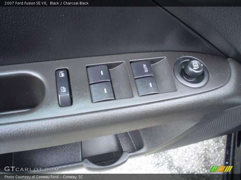 Black / Charcoal Black 2007 Ford Fusion SE V6
