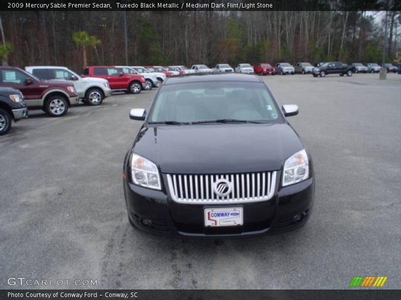 Tuxedo Black Metallic / Medium Dark Flint/Light Stone 2009 Mercury Sable Premier Sedan