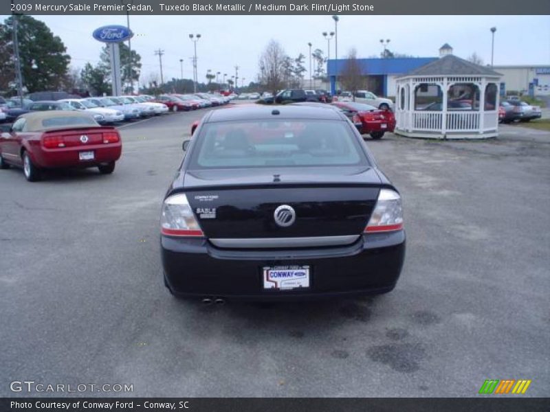 Tuxedo Black Metallic / Medium Dark Flint/Light Stone 2009 Mercury Sable Premier Sedan