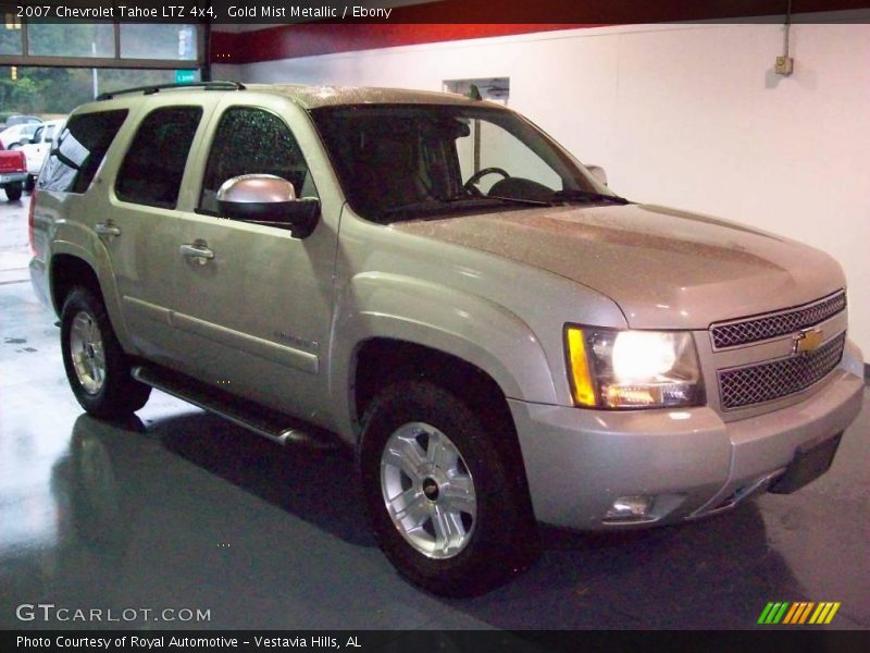 Gold Mist Metallic / Ebony 2007 Chevrolet Tahoe LTZ 4x4