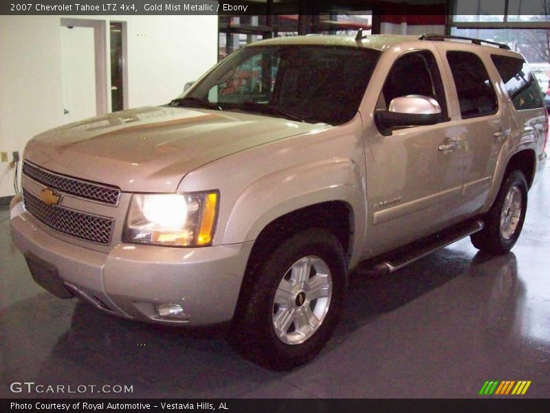 Gold Mist Metallic / Ebony 2007 Chevrolet Tahoe LTZ 4x4