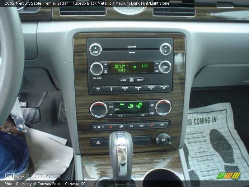 Tuxedo Black Metallic / Medium Dark Flint/Light Stone 2009 Mercury Sable Premier Sedan
