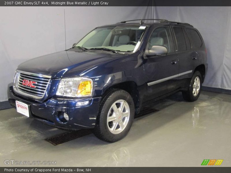 Midnight Blue Metallic / Light Gray 2007 GMC Envoy SLT 4x4