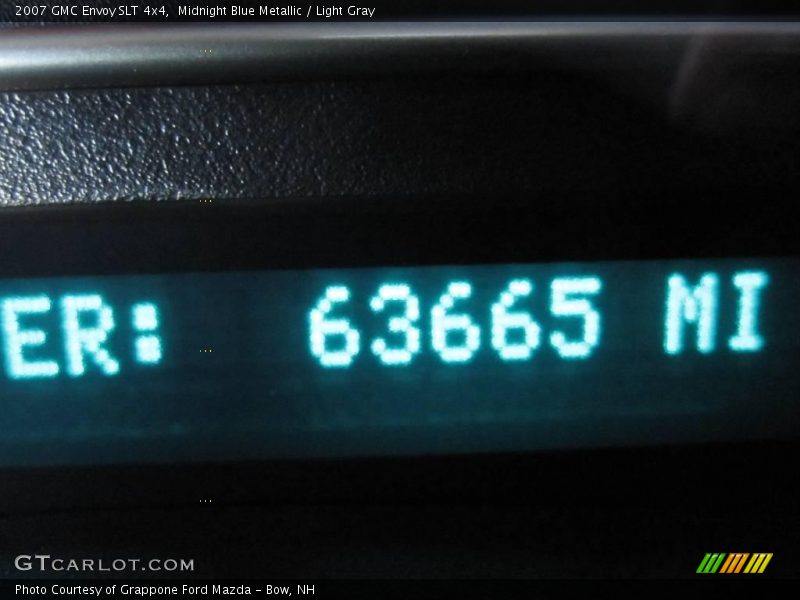 Midnight Blue Metallic / Light Gray 2007 GMC Envoy SLT 4x4