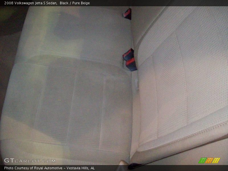 Black / Pure Beige 2008 Volkswagen Jetta S Sedan